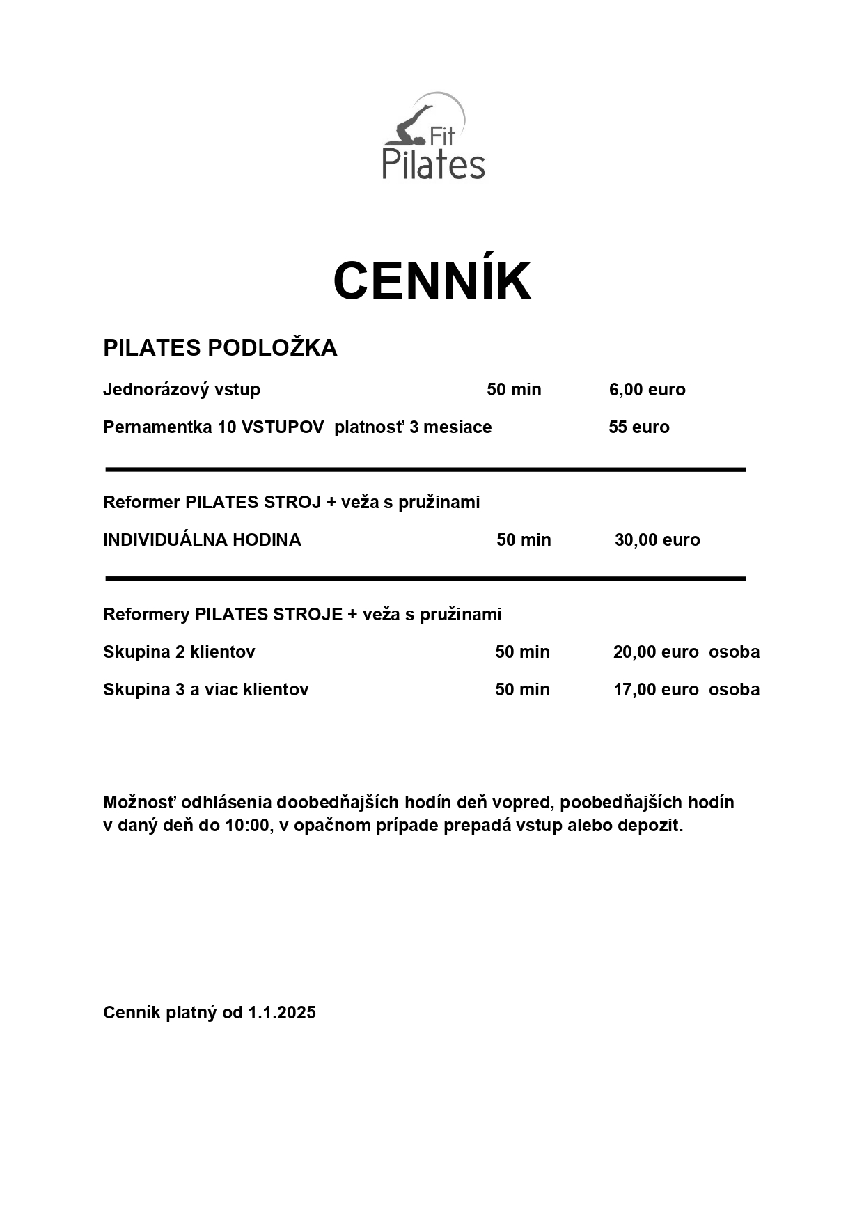 Cennik